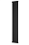 Zehnder Charleston 2180/04 секций №1270 3/4" RAL 9217 боковое подключение черный матовый