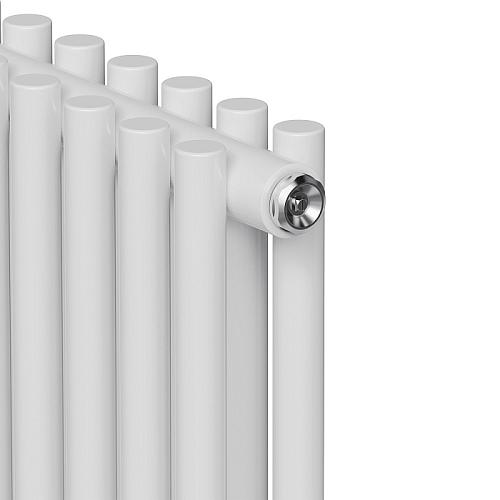 Royal Thermo Shift R22 C2180 - 04 секции RAL9016 Дизайн-радиатор  (белый) с боковым подключением