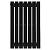 Arbiola Liner H 700-36-07 секции черный вертикальный радиатор c боковым подключением