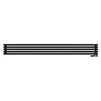 Arbiola Ritmo Gorizont V 2500-40-05 секций чёрный горизонтальный радиатор c нижним подключением