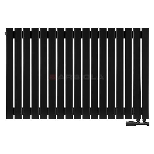 Arbiola Liner V 700-36-17 секции черный вертикальный радиатор c нижним подключением