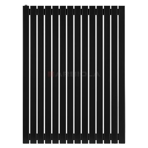 Arbiola Liner H 1250-36-14 секции черный вертикальный радиатор c боковым подключением