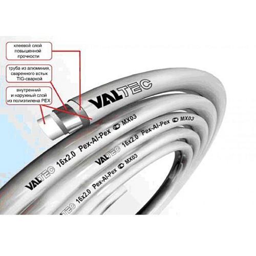 Valtec PEX-AL-PEX (120 м) 16x2,0 мм Труба металлопластиковая 