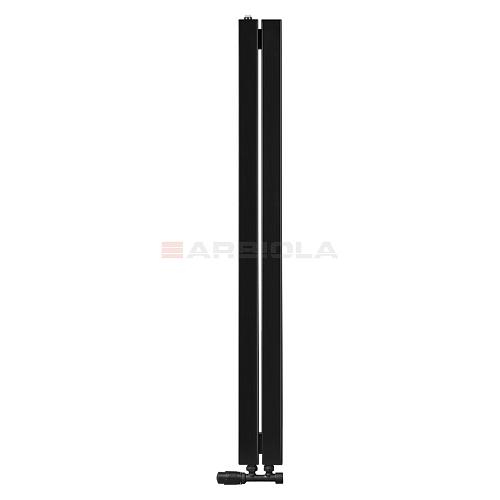 Arbiola Liner V 1000-36-02 секции черный вертикальный радиатор c нижним подключением