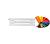 Arbiola Gorizont Iris H 500-42-03 секции цветной горизонтальный радиатор c боковым подключением