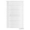 Arbiola Gorizont Ritmo V 700-40-20 секций белый горизонтальный радиатор c нижним подключением
