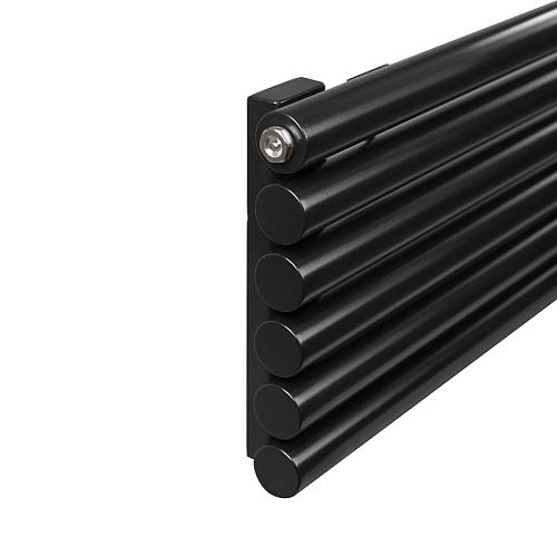 Arbiola Gorizont Iris H 2200-42-02 секции черный горизонтальный радиатор c боковым подключением