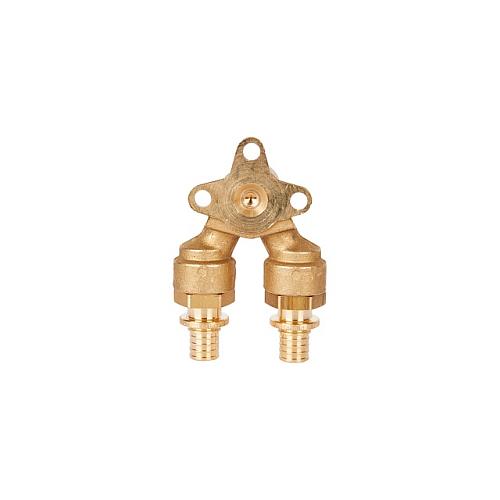 STOUT Угольник 16x1/2" проточный настенный для труб из сшитого полиэтилена