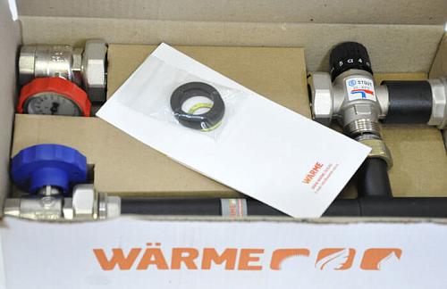 Warme MASKE 40.3 Группа быстрого монтажа без насоса, с термостатическим клапаном t 20-43