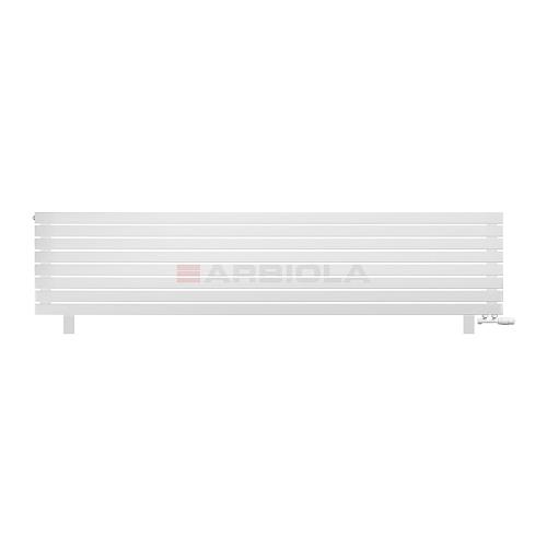 Arbiola Gorizont Liner VZ 2500-36-08 секции белый горизонтальный радиатор c нижним подключением с ножками