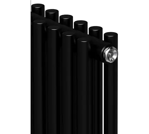 Royal Thermo Shift R22 C2180 - 14 секций RAL9005m Дизайн-радиатор  (черный) с боковым подключением
