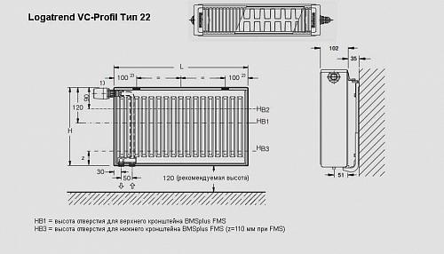 Buderus Logatrend VK-Profil 22 900 2000