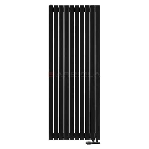 Arbiola Liner V 1500-36-10 секции черный вертикальный радиатор c нижним подключением