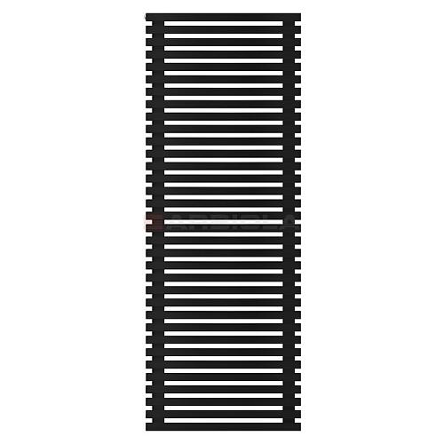 Arbiola Gorizont Ritmo H 750-40-34 секции чёрный горизонтальный  радиатор c боковым подключением