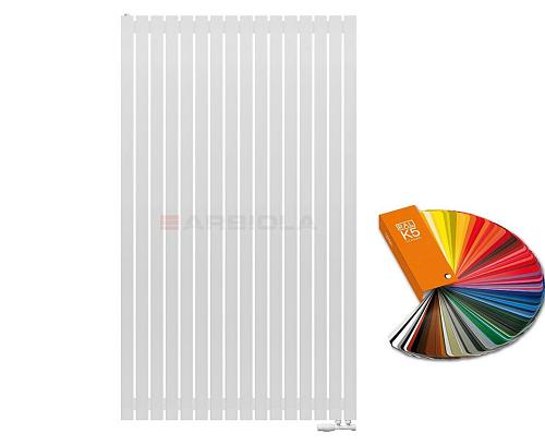 Arbiola Mono V 1800-60-16 секции цветной вертикальный радиатор c нижним подключением