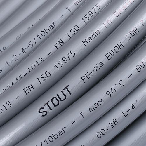 STOUT PEX-a 16х2,2 (90м) труба из сшитого полиэтилена серая