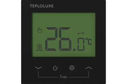 Теплолюкс Pontus Терморегулятор электронный черный