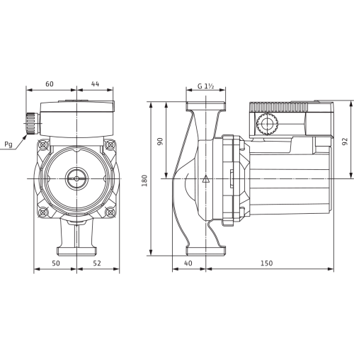 Wilo TOP-RL 25/7,5 EM PN6/10 Циркуляционный насос