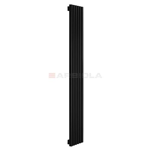 Arbiola Ritmo H 1250-40-10 секции черный вертикальный радиатор c боковым подключением