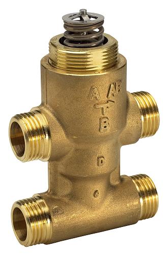 Danfoss VZ 4 DN15 (065Z5513) Клапан регулирующий четырехходовой Kvs-1 м3/ч