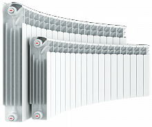 Rifar Base Flex 500- 10 секции Биметаллический радиусный радиатор