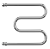Terminus М-образный 3/4" 500х400 Водяной полотенцесушитель 