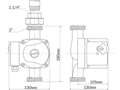 Aquario AC 326-180  циркуляционный насос