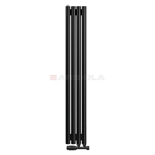 Arbiola Iris 42 V 1200-42-04 секции черный вертикальный радиатор c нижним подключением