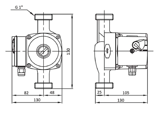 BASIC 15-4S N 130 1x230V Циркуляционный насос