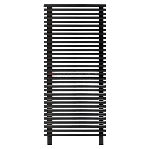 Arbiola Gorizont Compact HZ 750-63-33 секции черный горизонтальный радиатор c боковым подключением с ножками