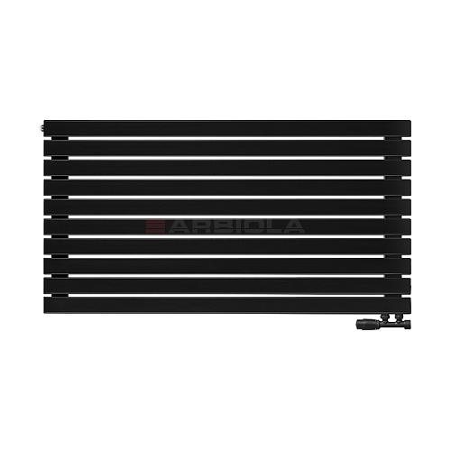 Arbiola Gorizont Liner V 1250-36-10 секции черный горизонтальный радиатор c нижним подключением