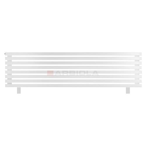 Arbiola Gorizont Ritmo HZ 1750-40-08 секций белый горизонтальный  радиатор c боковым подключением (на ножках)
