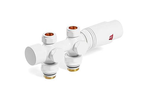 Arbiola SMART DUO 1/2 M30x1,5 (Белый)  Узел нижнего подключения универсальный с термоголовкой