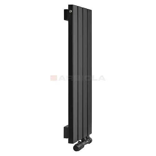 Arbiola Liner V 700-36-20 секции черный вертикальный радиатор c нижним подключением