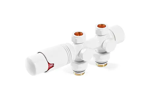Arbiola SMART DUO 1/2 M30x1,5 (Белый)  Узел нижнего подключения универсальный с термоголовкой
