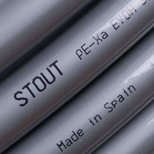 STOUT PEX-a 16х2,2 (210м) труба из сшитого полиэтилена серая