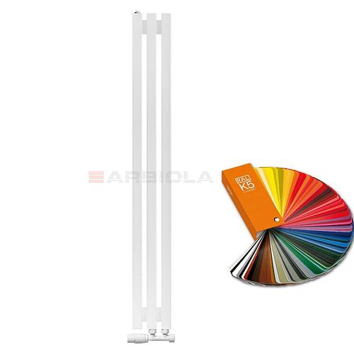 Arbiola Ritmo V 1250-40-03 секции цветной вертикальный радиатор c нижним подключением