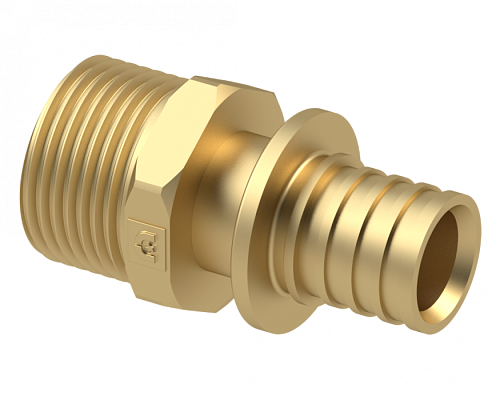 SPL Муфта переходная НР 25х3/4 для труб из сшитого полиэтилена