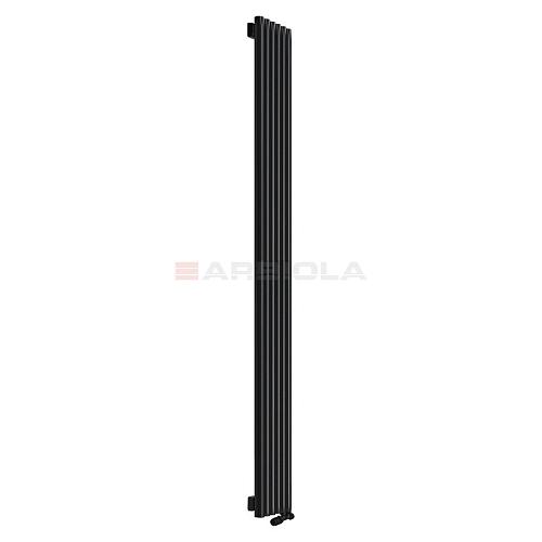 Arbiola Iris 42 V 2200-42-15 секции черный вертикальный радиатор c нижним подключением