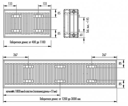 STELRAD Compact 33 900х1000 Стальные панельные радиаторы с боковым подключением