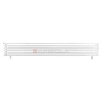 Arbiola Gorizont Ritmo HZ 2500-40-06 секций белый горизонтальный  радиатор c боковым подключением (на ножках)