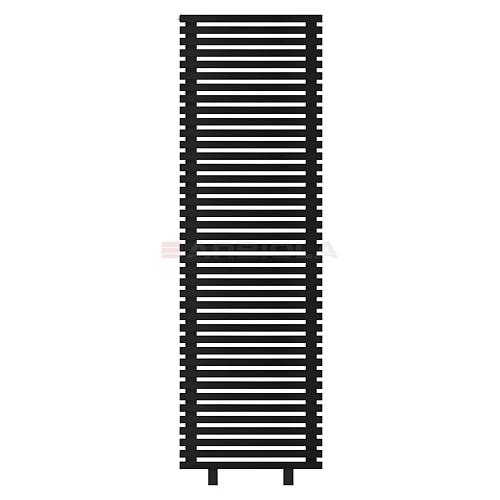 Arbiola Gorizont Ritmo HZ 700-40-40 секций чёрный горизонтальный  радиатор c боковым подключением (на ножках)