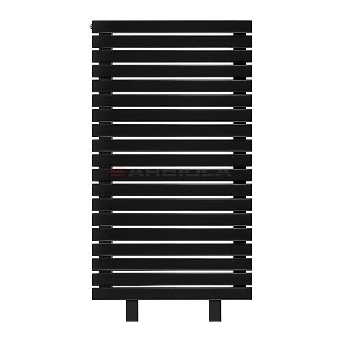 Arbiola Gorizont Liner HZ 700-36-19 секции черный горизонтальный радиатор c боковым подключением с ножками