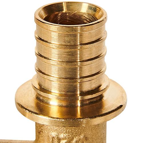 ROMMER Тройник переходной 20x16x20 для труб из сшитого полиэтилена осевой