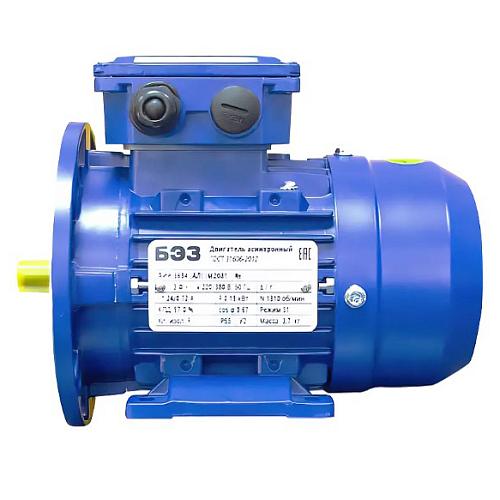 UNIPUMP Электродвигатель АИР 71A4 (Ал) IM2081 (0,55 кВт/1500 об/мин), корпус алюминий