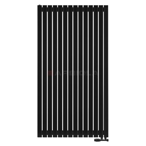 Arbiola Liner V 1750-36-14 секции черный вертикальный радиатор c нижним подключением