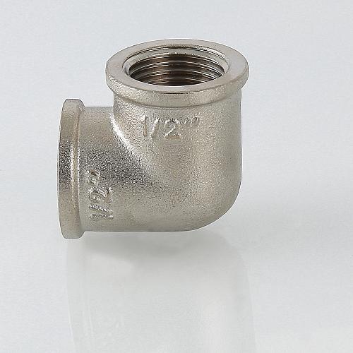 Valtec 1/2" Угольник угловой латунный никелированный