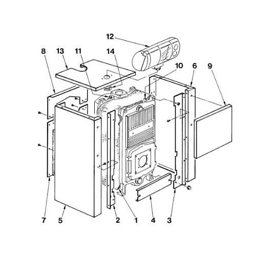 Sime Rondo 1R 9 OF Газовый напольный одноконтурный котел