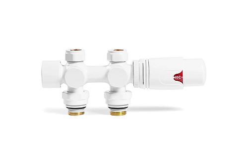 Arbiola SMART DUO 1/2 M30x1,5 (Белый)  Узел нижнего подключения универсальный с термоголовкой